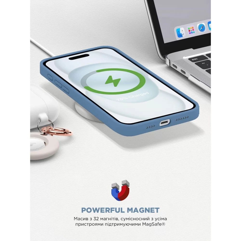 Панель ArmorStandart ICON2 MagSafe для Apple iPhone 15 Winter Blue (ARM72760)