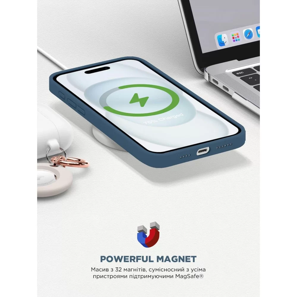 Панель ArmorStandart ICON2 MagSafe для Apple iPhone 15 Storm Blue (ARM72759)