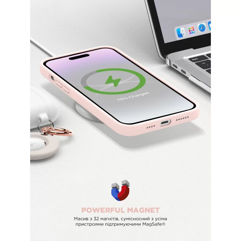 Панель ArmorStandart ICON2 MagSafe для Apple iPhone 14 Pro Chalk Pink (ARM68402)
