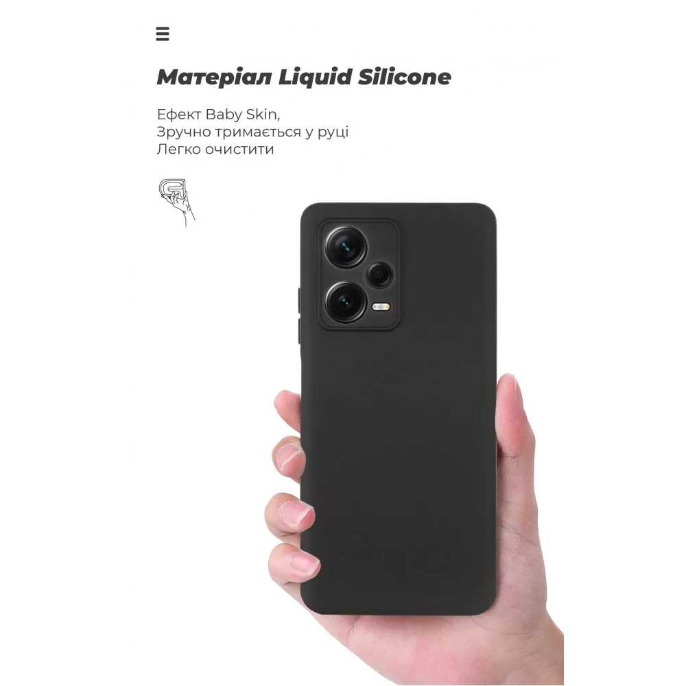 Панель ArmorStandart ICON Case для Xiaomi Redmi Note 12 Pro+ 5G Camera cover Black (ARM65211)