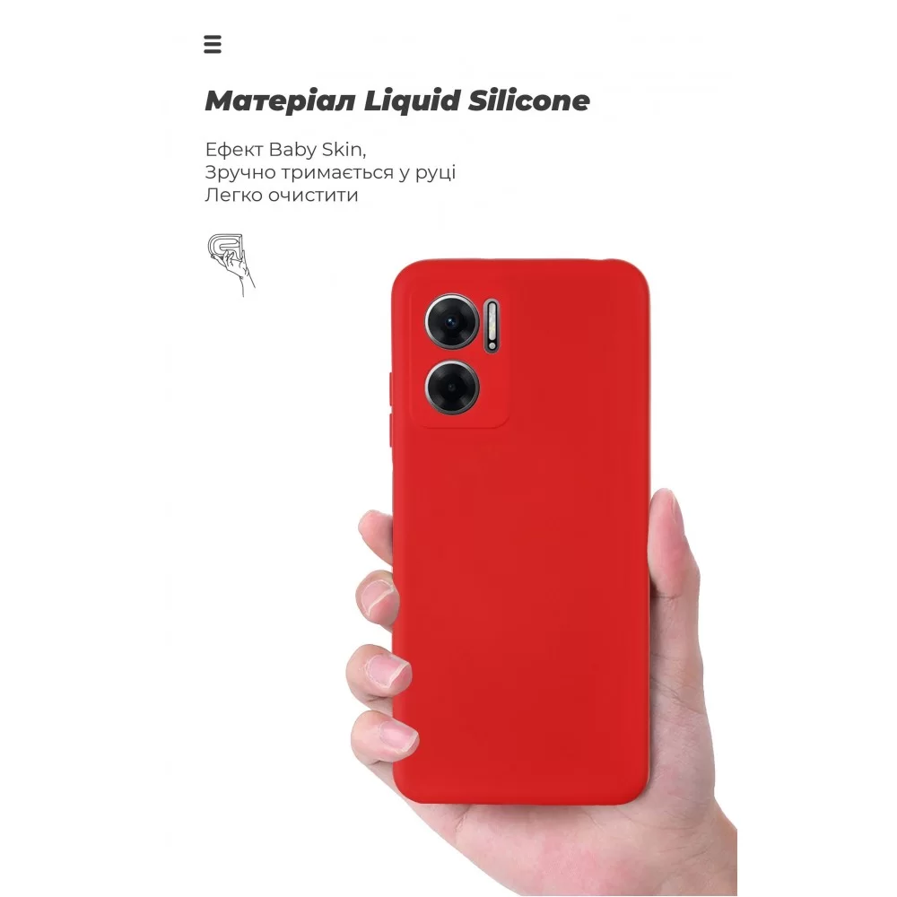Панель ArmorStandart ICON Case для Xiaomi Redmi 10 5G/11 Prime 5G/Note 11E 5G Camera cover Red (ARM61855)