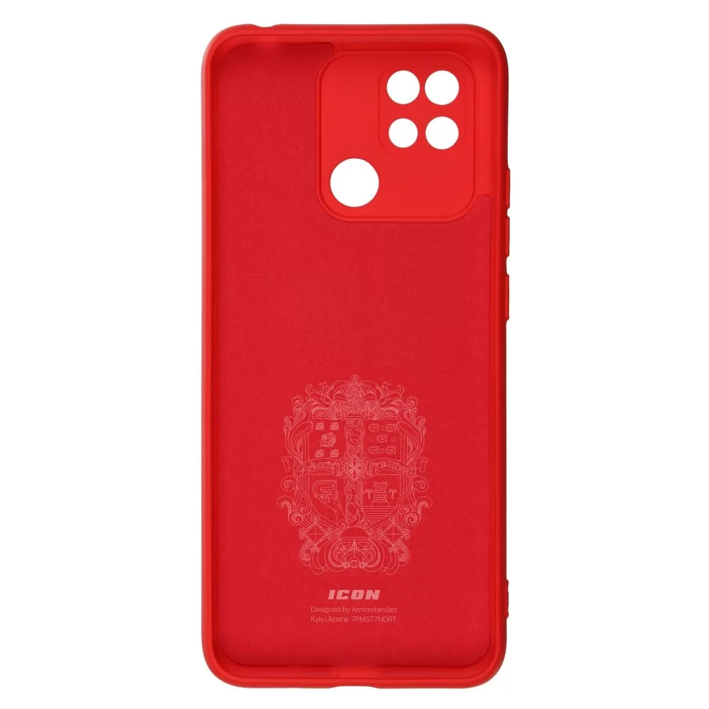 Панель ArmorStandart ICON Case для Xiaomi Redmi 10C Camera cover Red (ARM61312)