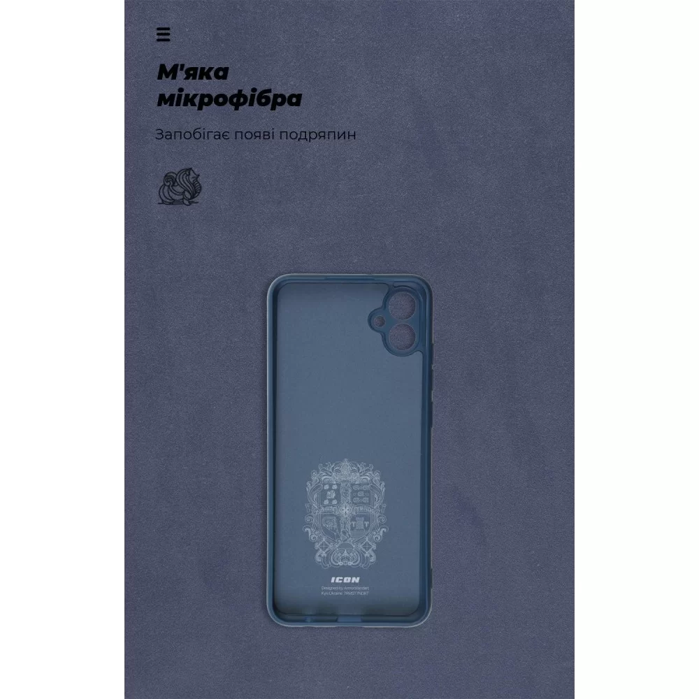 Панель ArmorStandart ICON Case для Samsung A04e / M04 / F04 Camera cover Dark Blue (ARM65142)