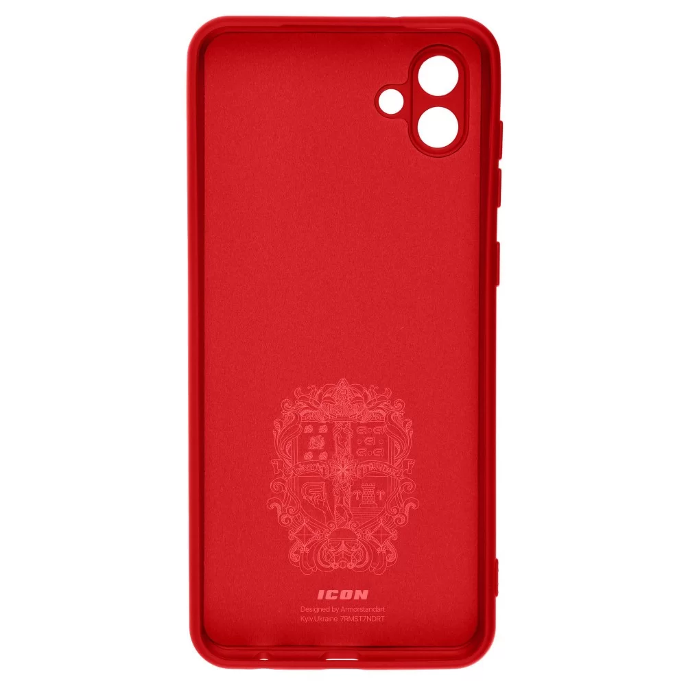 Панель ArmorStandart ICON Case для Samsung A04 (A045) Camera cover Red (ARM63907)
