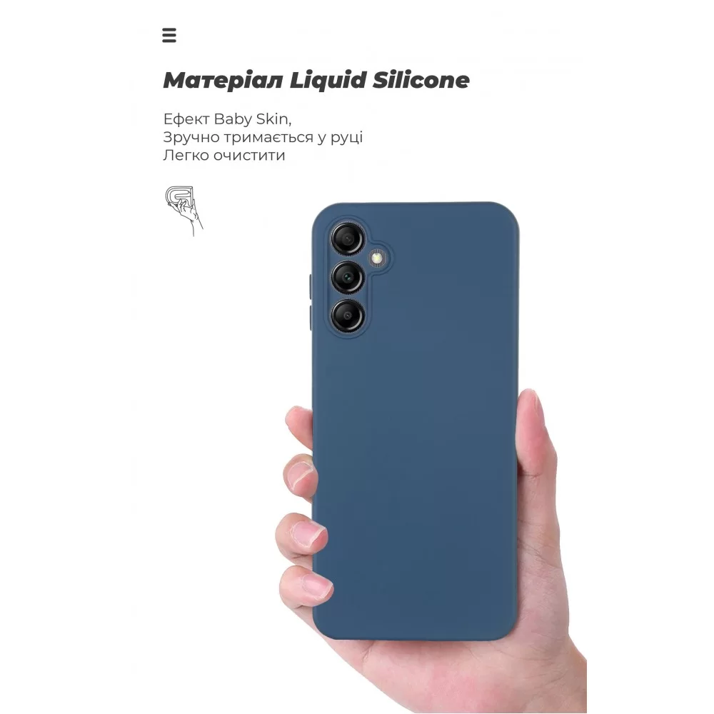 Панель ArmorStandart ICON Case для Samsung A14 4G / A14 5G Camera cover Dark Blue (ARM66171)