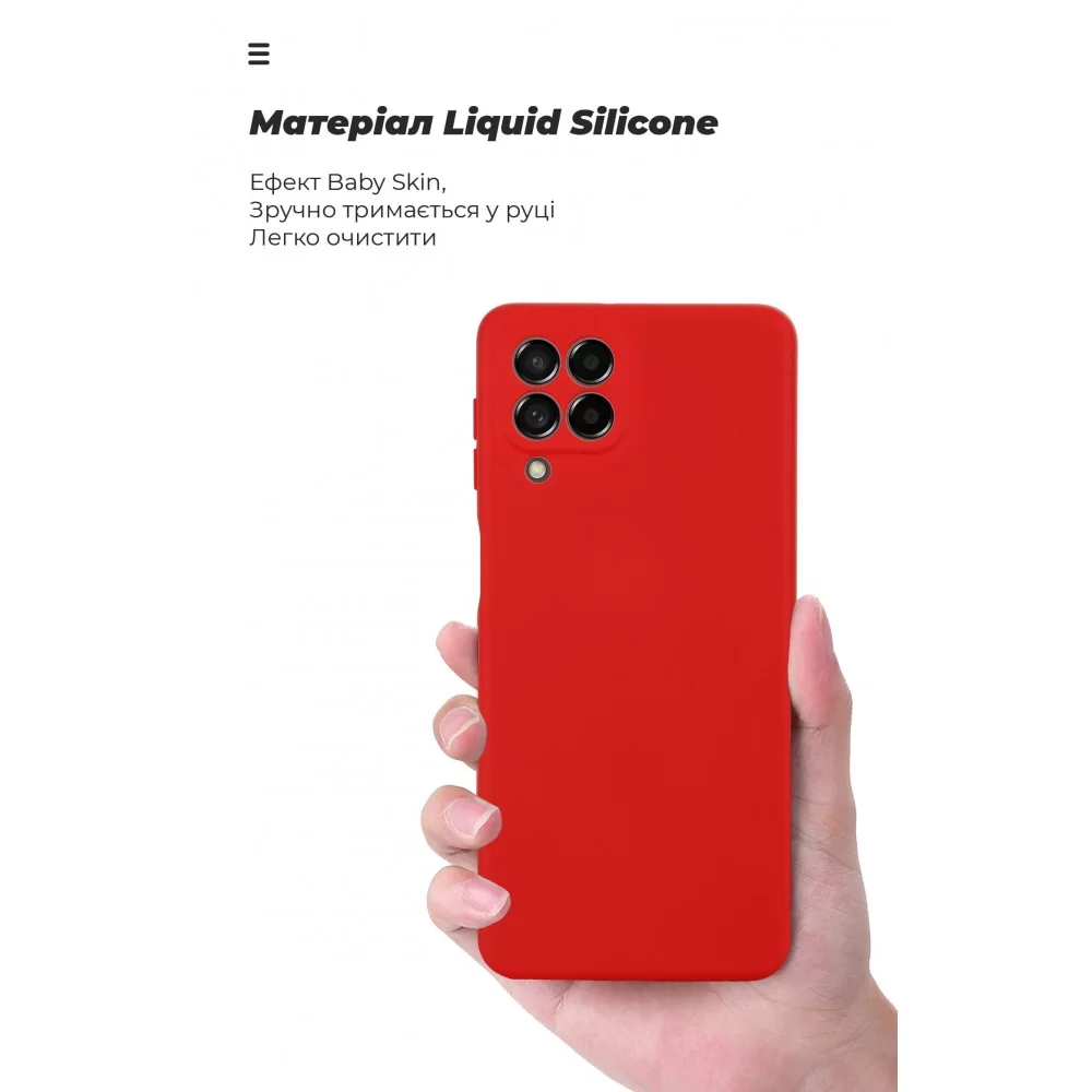 Панель ArmorStandart ICON Case для Samsung M53 (M536) Camera cover Red (ARM61806)