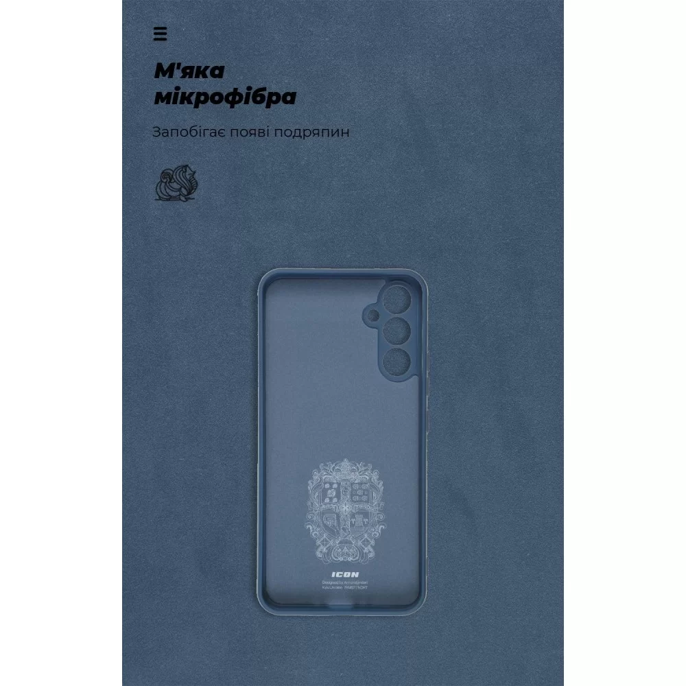 Панель ArmorStandart ICON Case для Samsung A34 5G (A346) Camera cover Dark Blue (ARM66174)