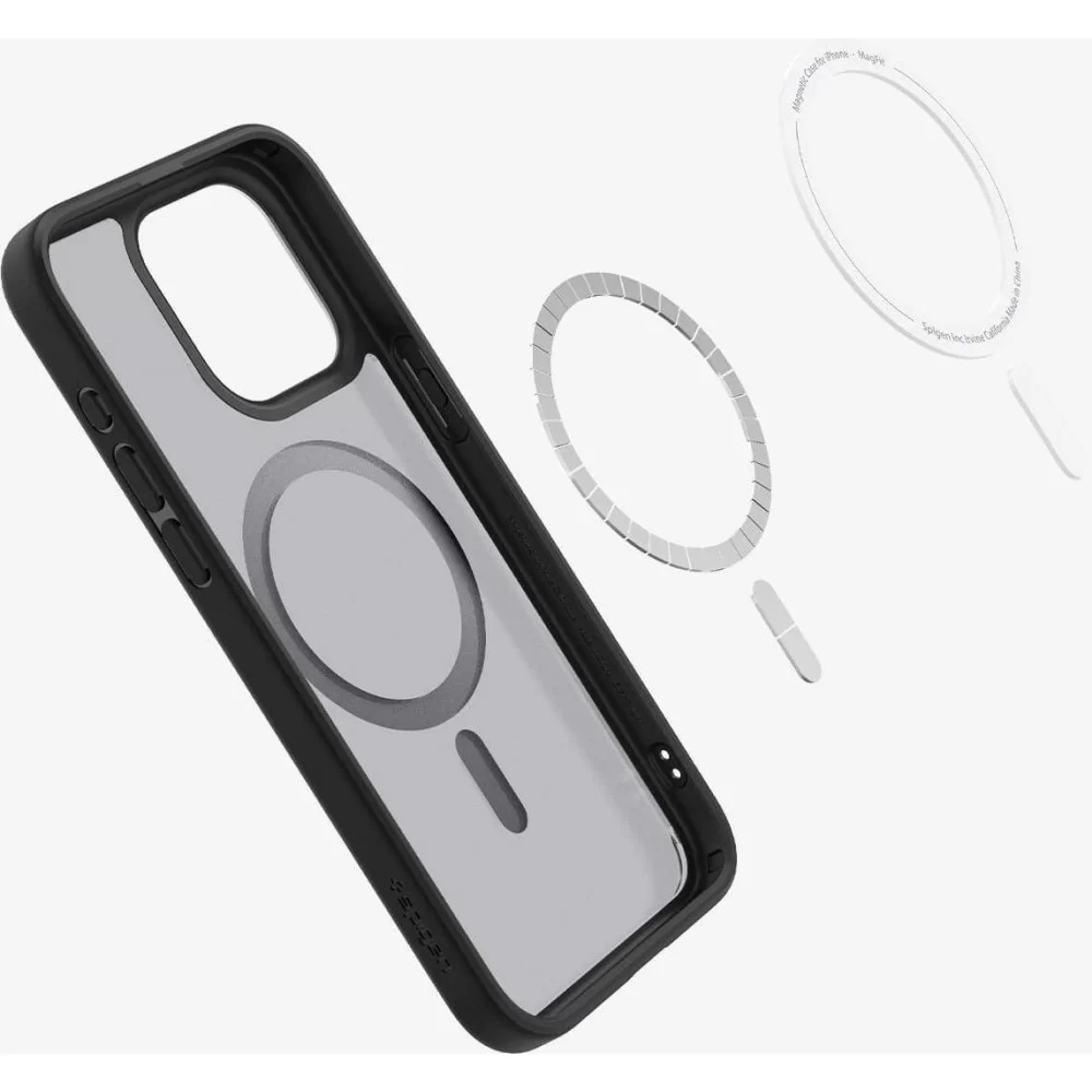 Чохол Spigen Ultra Hybrid MagSafe для iPhone 15 Pro Frost Black (ACS06720)
