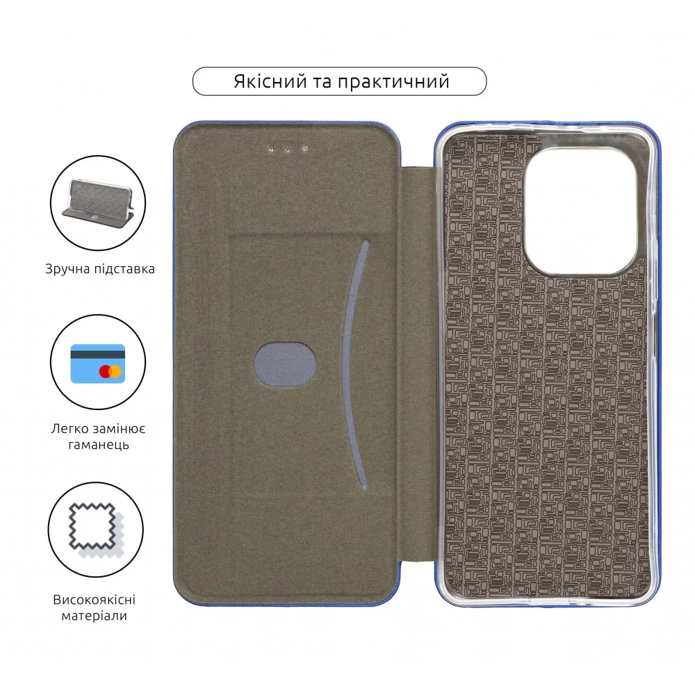Чохол-книжка ArmorStandart G-Case для Xiaomi Redmi Note 13 4G Blue (ARM73352)