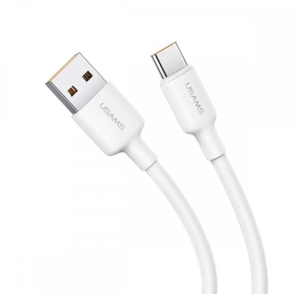 Кабель Usams US-SJ622 U84 Type-C 3A Charging & Data Cable 0.5m White (SJ622USB01)