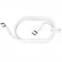 Кабель BOROFONE BX44 Type-C to Type-C, 5A, 100W, 1m, ABS, ABS connectors, White (BX44CC1W)