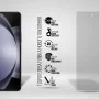 Гідрогелева плівка ArmorStandart Matte на зовнішній дисплей для Samsung Fold 5 (SM-F946) (ARM70407)