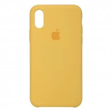Панель Original Silicone Case для Apple iPhone X/XS Yellow (ARM49543)