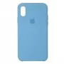 Панель Original Silicone Case для Apple iPhone XS/X Cornflower (ARM55289)