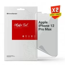 Набір гідрогелевої плівки ArmorStandart Clear + Matte для Apple iPhone 12 Pro Max (ARM66850)