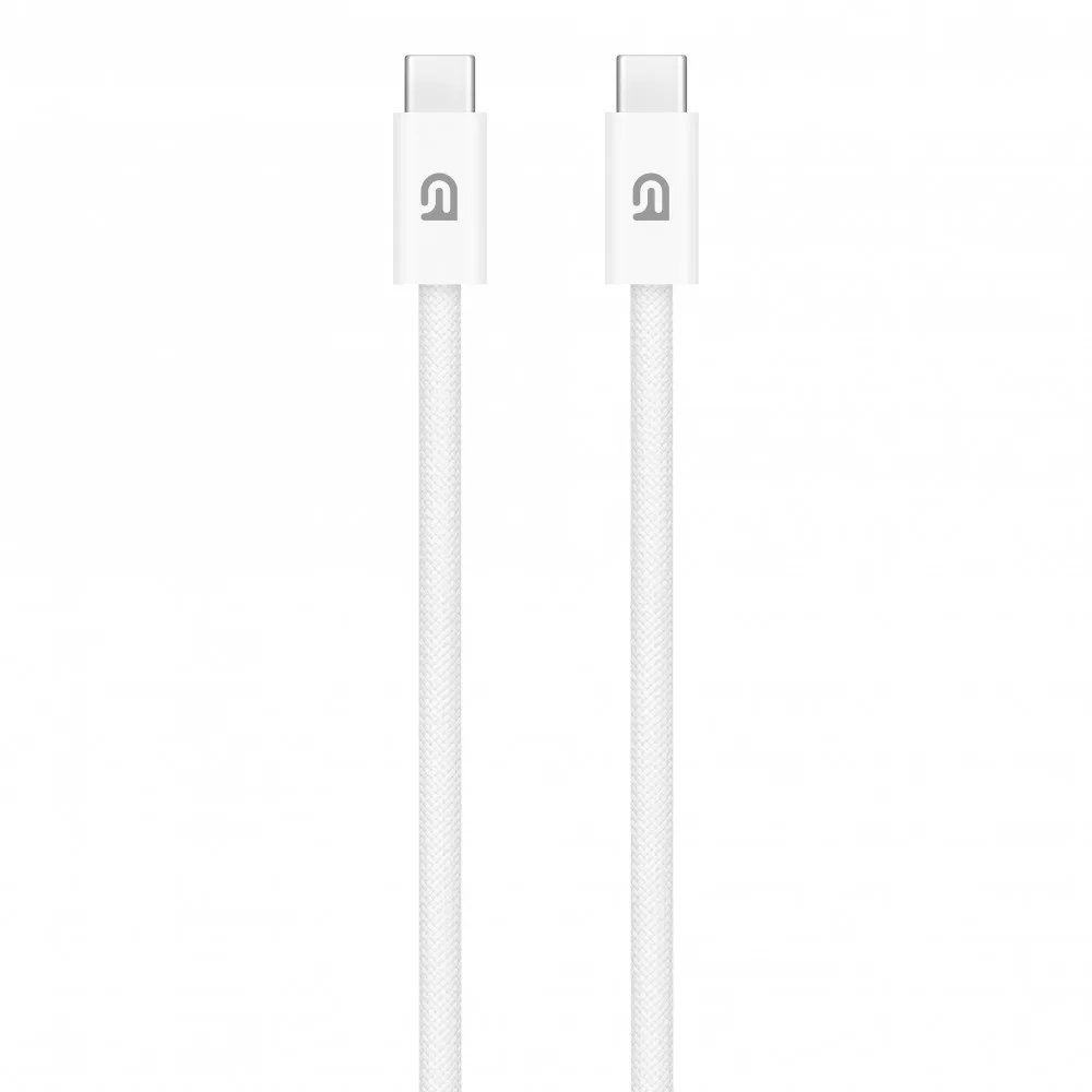 Кабель ArmorStandart AMQKJ3ZM Type-C to Type-C 1m White (ARM72698)