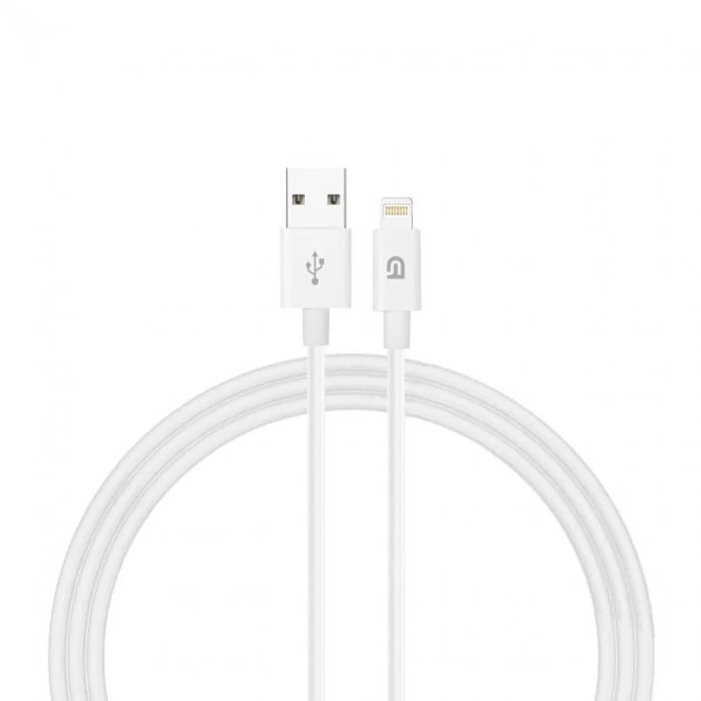 Кабель ArmorStandart AMD818L Lightning to USB Cable 1.2m white (ARM64302)