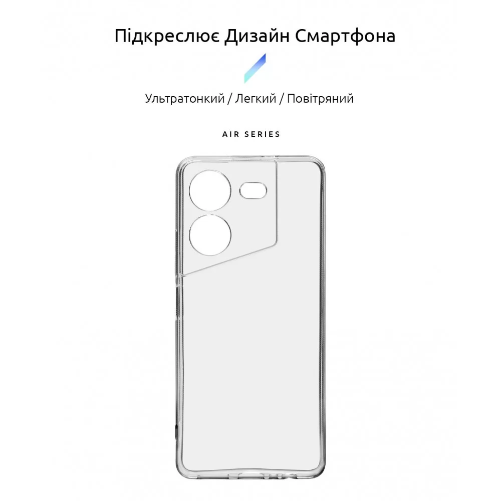 Панель ArmorStandart Air для Tecno Pova 5 4G Camera cover Clear (ARM68909)