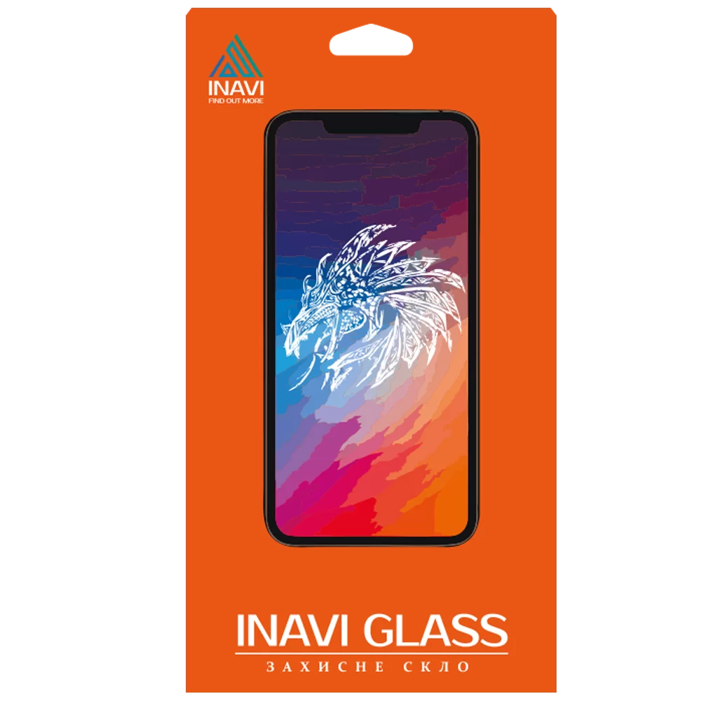 Защитное стекло (NP) INAVI PREMIUM для Samsung A03 Core черный