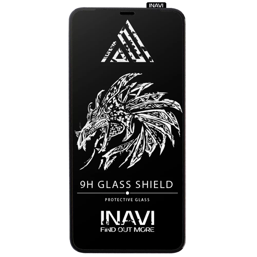 Защитное стекло (NP) INAVI PREMIUM для Samsung A03 Core черный