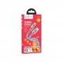 Кабель HOCO U113 Solid 100W silicone charging data cable Type-C Blue (6931474790088)