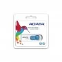 Flash A-DATA USB 2.0 C008 32Gb White/Blue (AC008-32G-RWE)