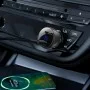 Автомобільний зарядний пристрій ACEFAST B10 metal car charger 60W (USB-C + USB-C) with digital display Black (AFB10)