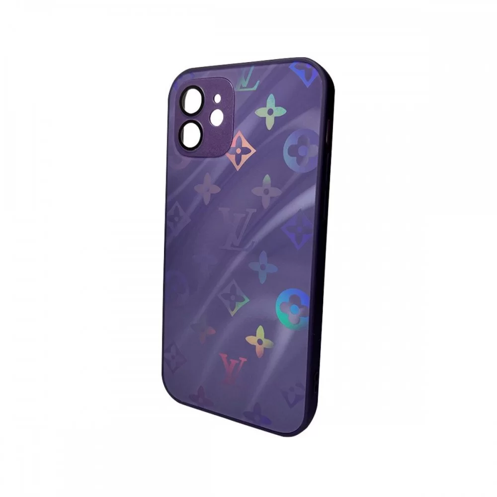 Чохол для смартфона AG Glass Gradient LV Frame for Apple iPhone 12 Deep Purple (AGLVFrameiP12Purple)