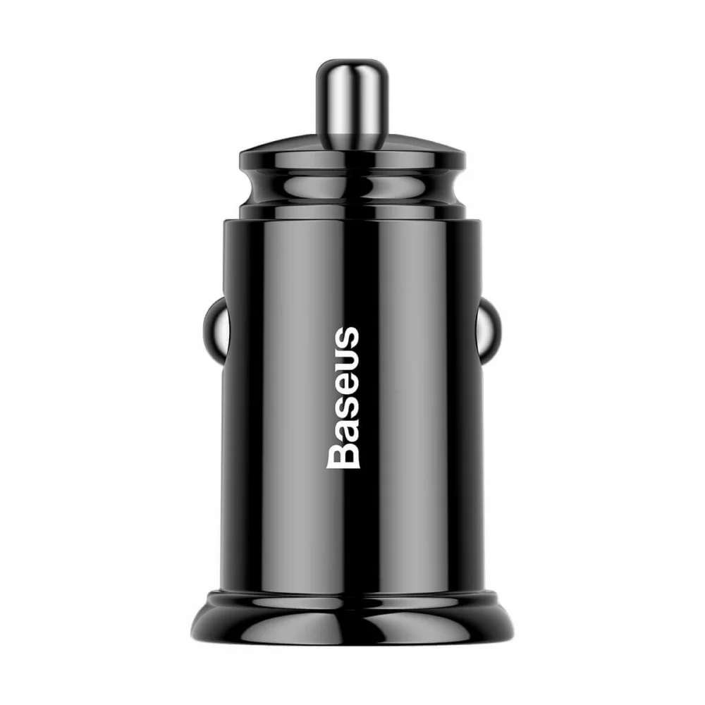 Автомобільний зарядний пристрій Baseus Circular Plastic A+C 30W Black (CCALL-YS01)
