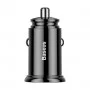 Автомобільний зарядний пристрій Baseus Circular Plastic A+C 30W Black (CCALL-YS01)