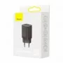 Мережевий зарядний пристрій Baseus Super Si Pro Quick Charger C+U 30W EU Black (CCSUPP-E01)