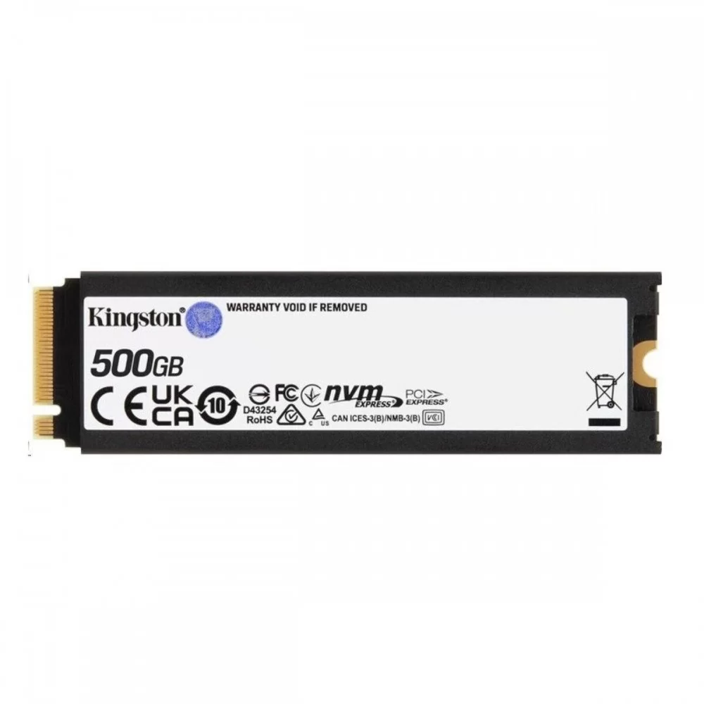SSD M.2 Kingston FURY Renegade with Heatsink 500GB 2280 NVMe PCIe Gen 4.0 x4 3D TLC NAND (SFYRSK/500G)