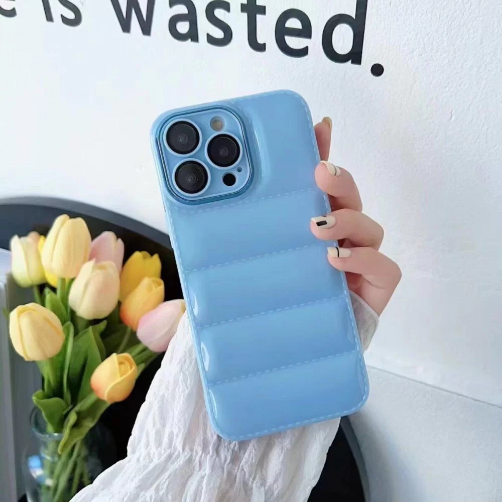 Чохол для смартфона Down Jacket Frame for Apple iPhone 11 Pro Light Blue (DoJacFrameiP11PLBlue)