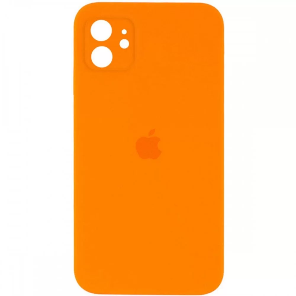 Чохол для смартфона Silicone Full Case AA Camera Protect for Apple iPhone 11 кругл 52,Orange (FullAAKPi11-52)