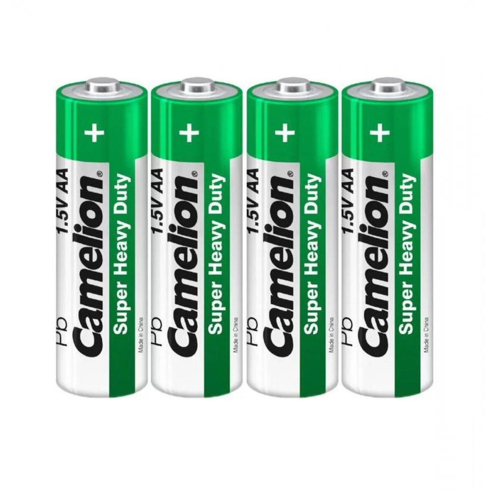 Батарейка CAMELION Super Heavy Duty Green AA/R6 SP4 4шт (C-10100406) (4260033156457)