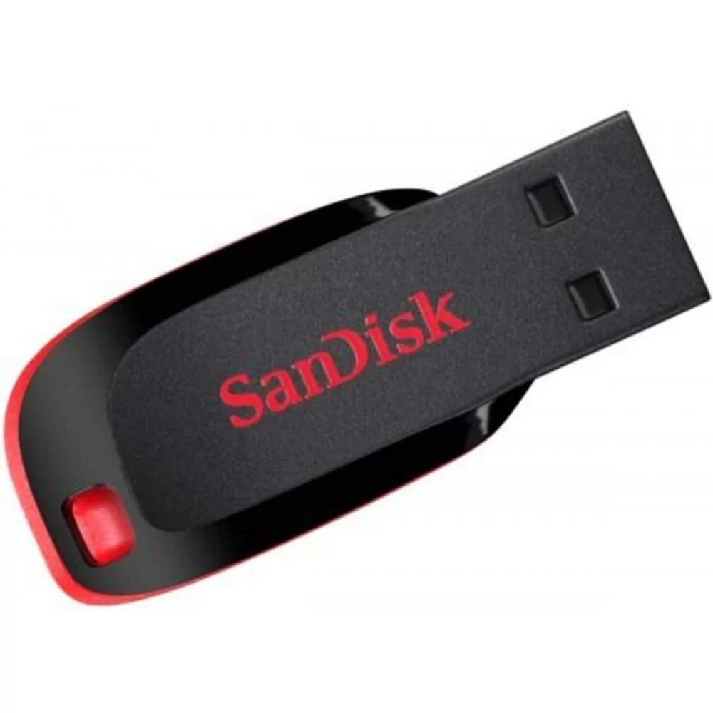 Flash SanDisk USB 2.0 Cruzer Blade 32Gb Black/Red (SDCZ50-032G-B35)