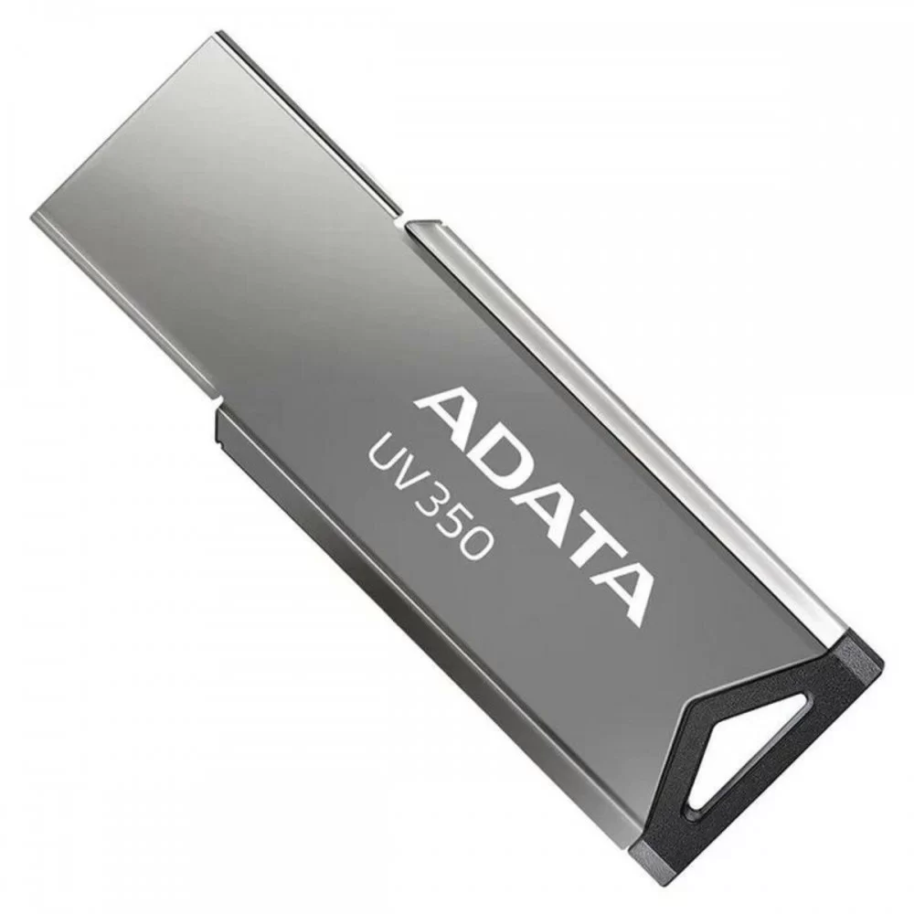 Flash A-DATA USB 3.2 UV 350 64Gb Silver (AUV350-64G-RBK)