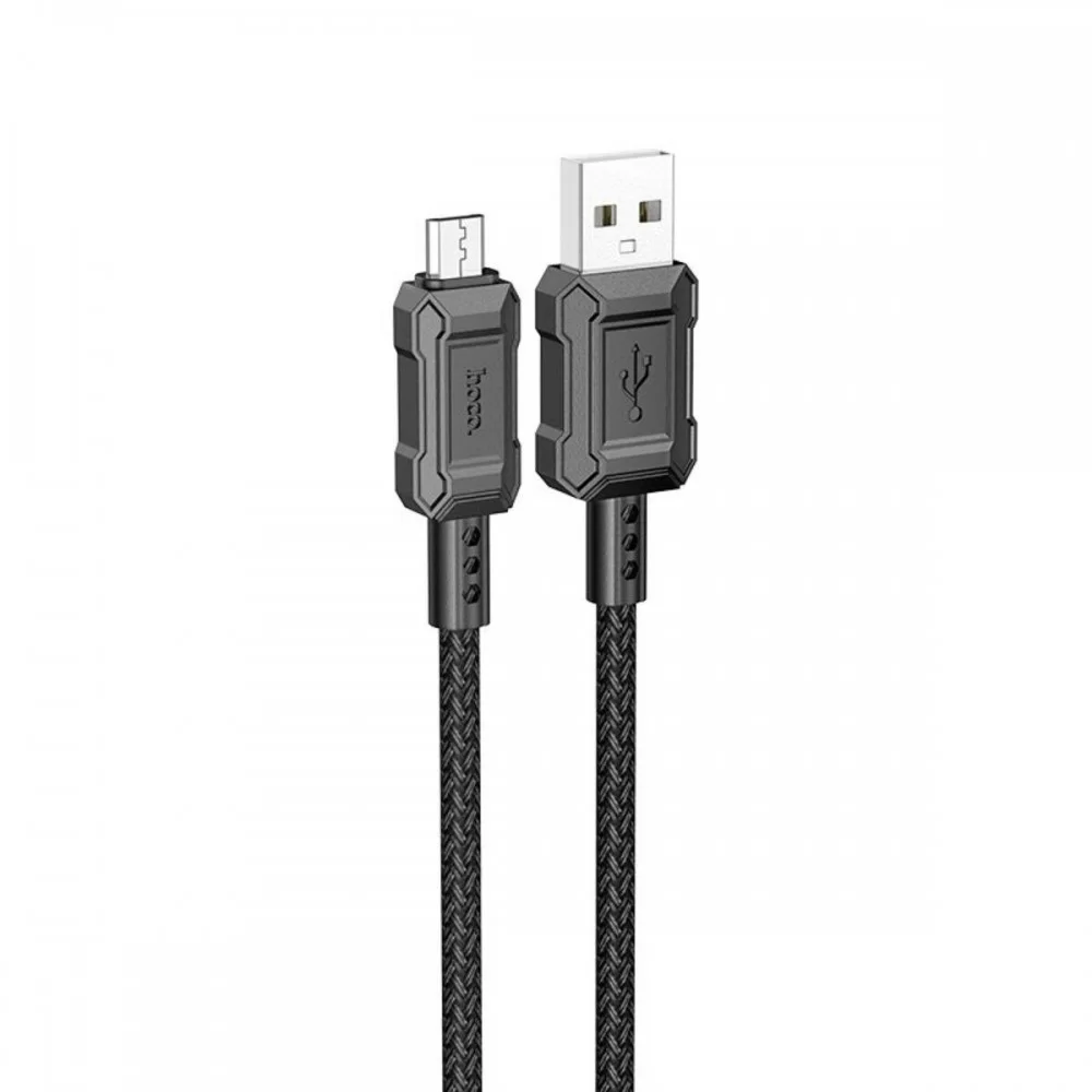 Кабель HOCO X94 Leader charging data cable Micro Black (6931474794260)