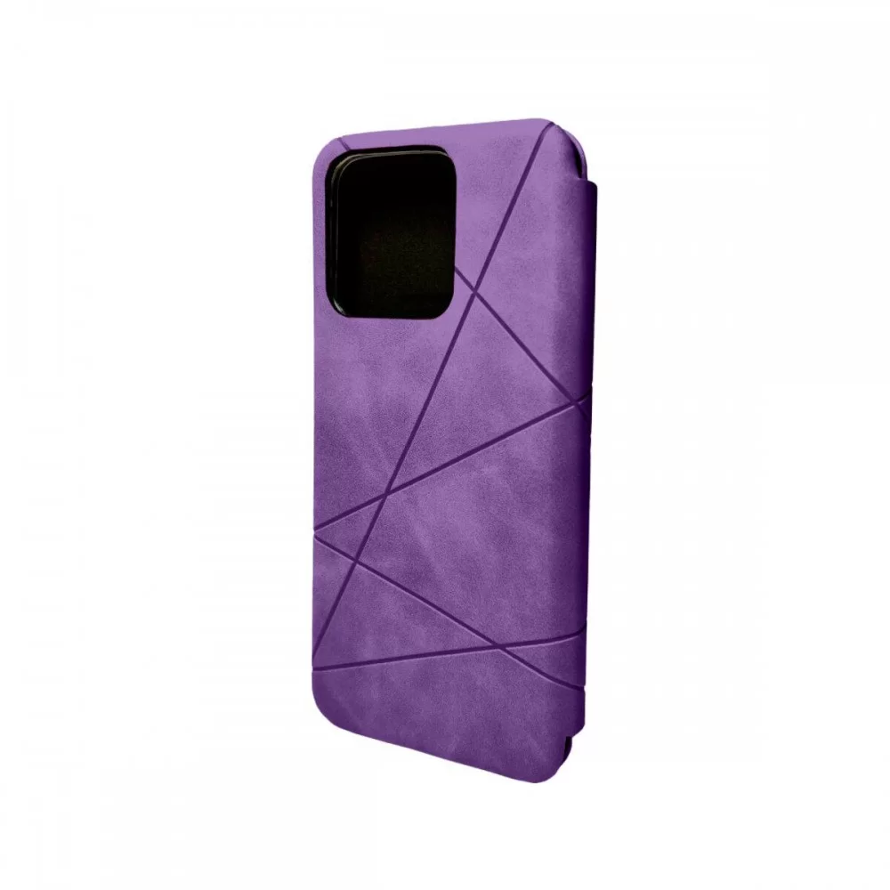 Чохол-книжка для смартфона Dekker Geometry for Realme C30/C30s Lilac (GeoRealC30Lilac)