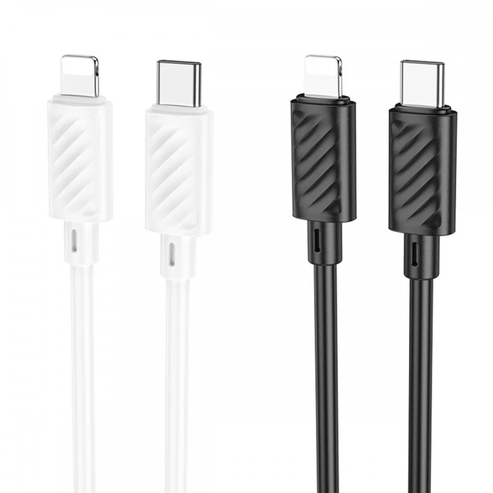 Кабель HOCO X88 Gratified PD charging data cable for iP(packaged) Black (6931474783288)