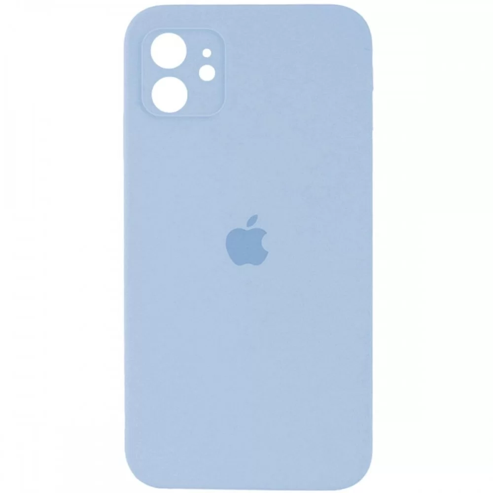 Чохол для смартфона Silicone Full Case AA Camera Protect for Apple iPhone 12 27,Mist Blue (FullAAi12-27)