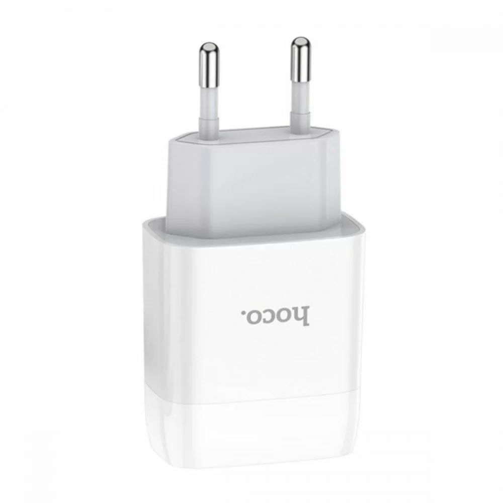 Мережевий зарядний пристрій HOCO C73A Glorious dual port charger White (6931474712912)