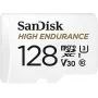 microSDXC (UHS-1 U3) SanDisk High Endurance 128Gb class 10 V30 (100Mb/s) (adapterSD) (SDSQQNR-128G-GN6IA)