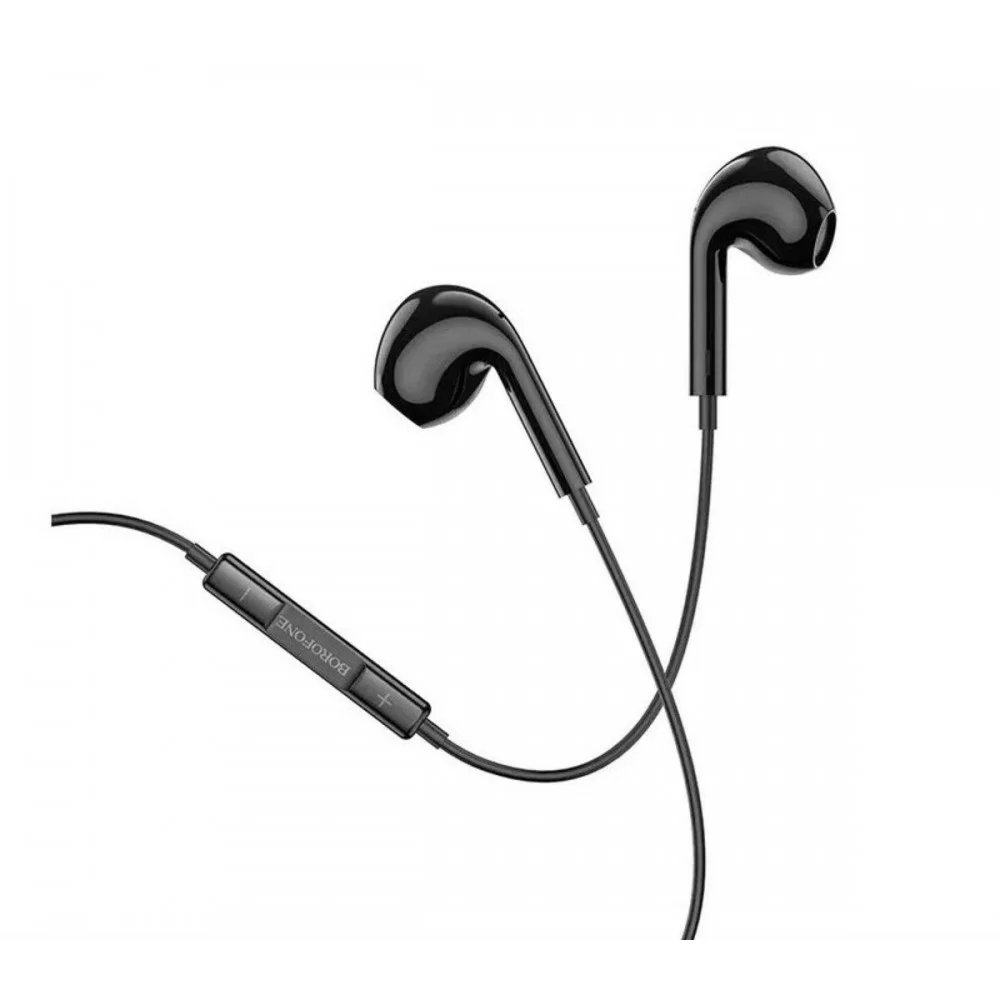 Навушники BOROFONE BM30 Max Acoustic wire control earphones for Type-C with mic Black (BM30MCB)
