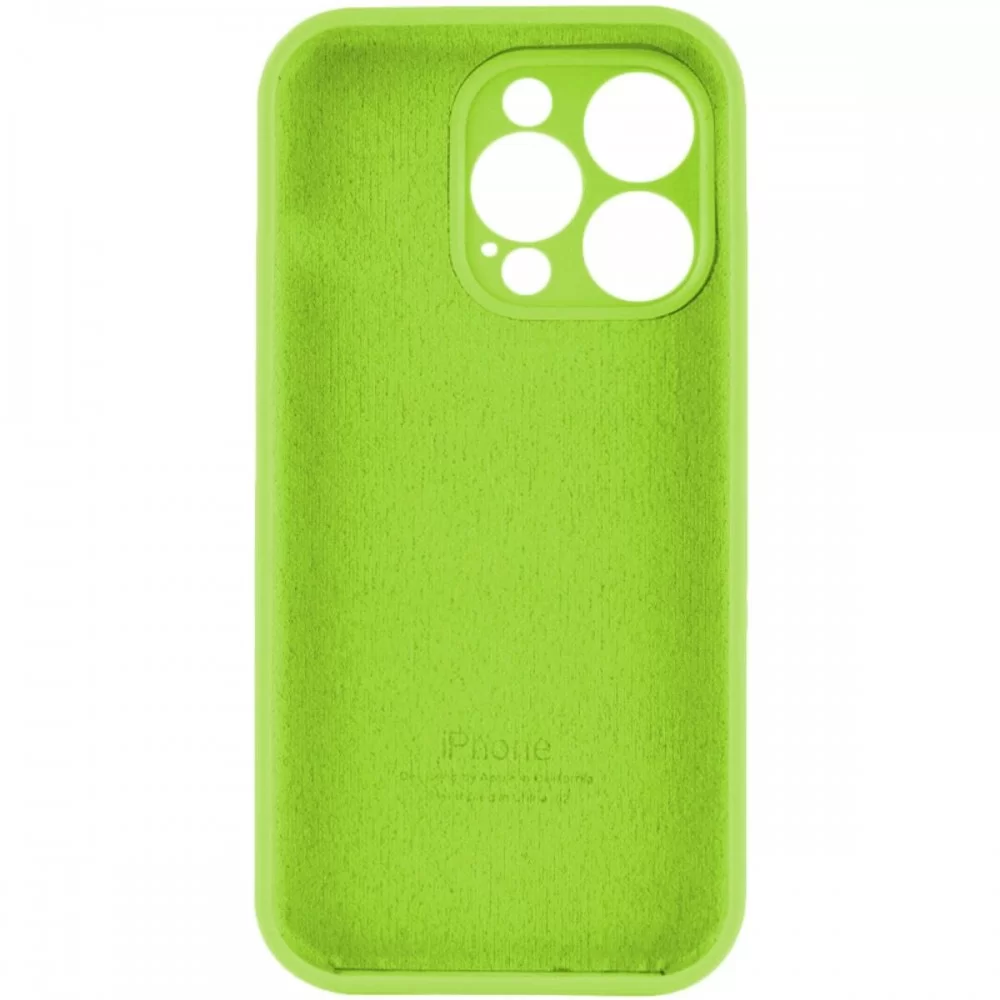 Чохол для смартфона Silicone Full Case AA Camera Protect for Apple iPhone 14 Pro 24,Shiny Green (FullAAi14P-24)