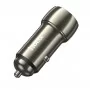 Автомобільний зарядний пристрій HOCO Z48 Tough 40W dual port(2C) car charger Metal Gray (6931474794994)