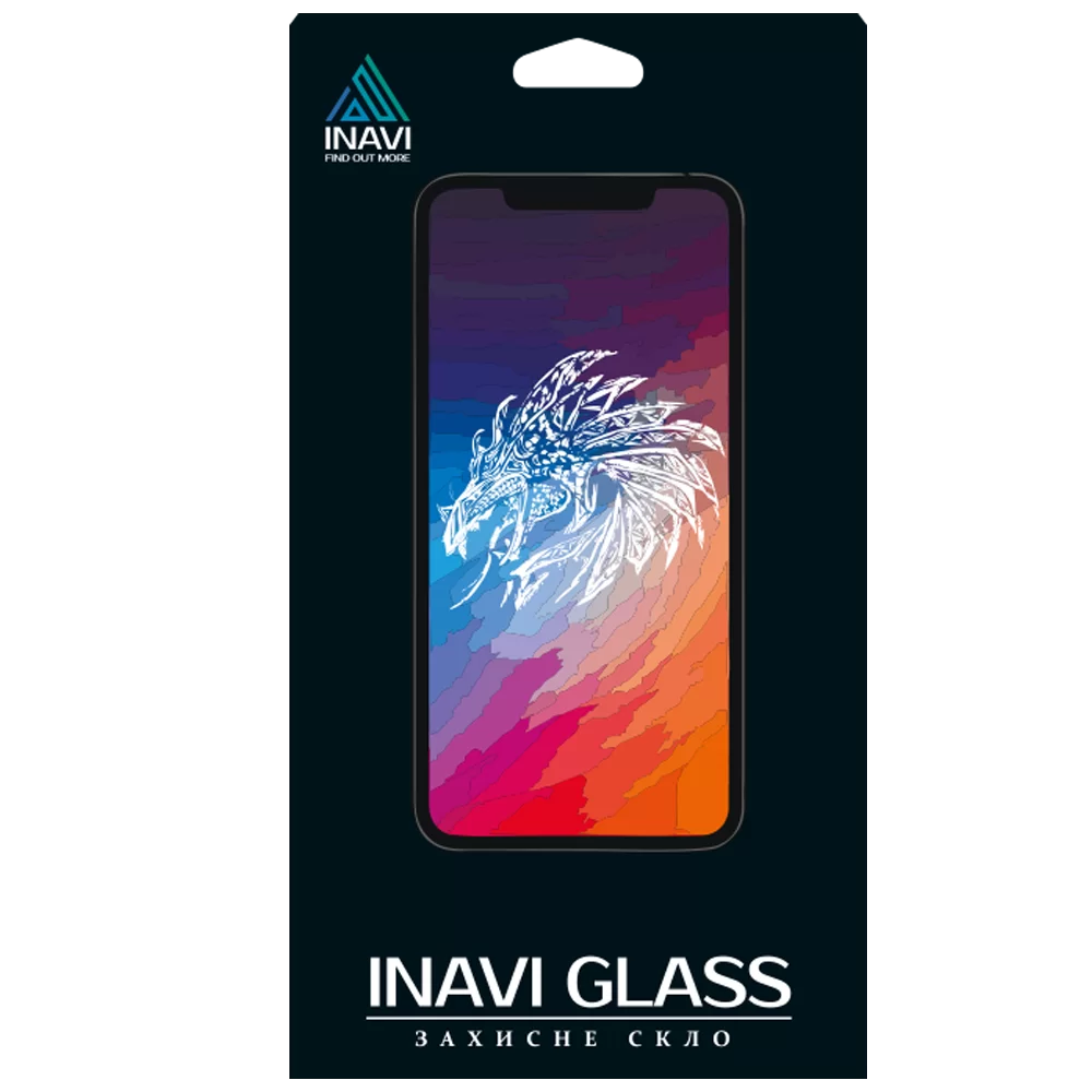 Защитное стекло (NP) INAVI PREMIUM для Xiaomi Redmi A1/A1+ черный