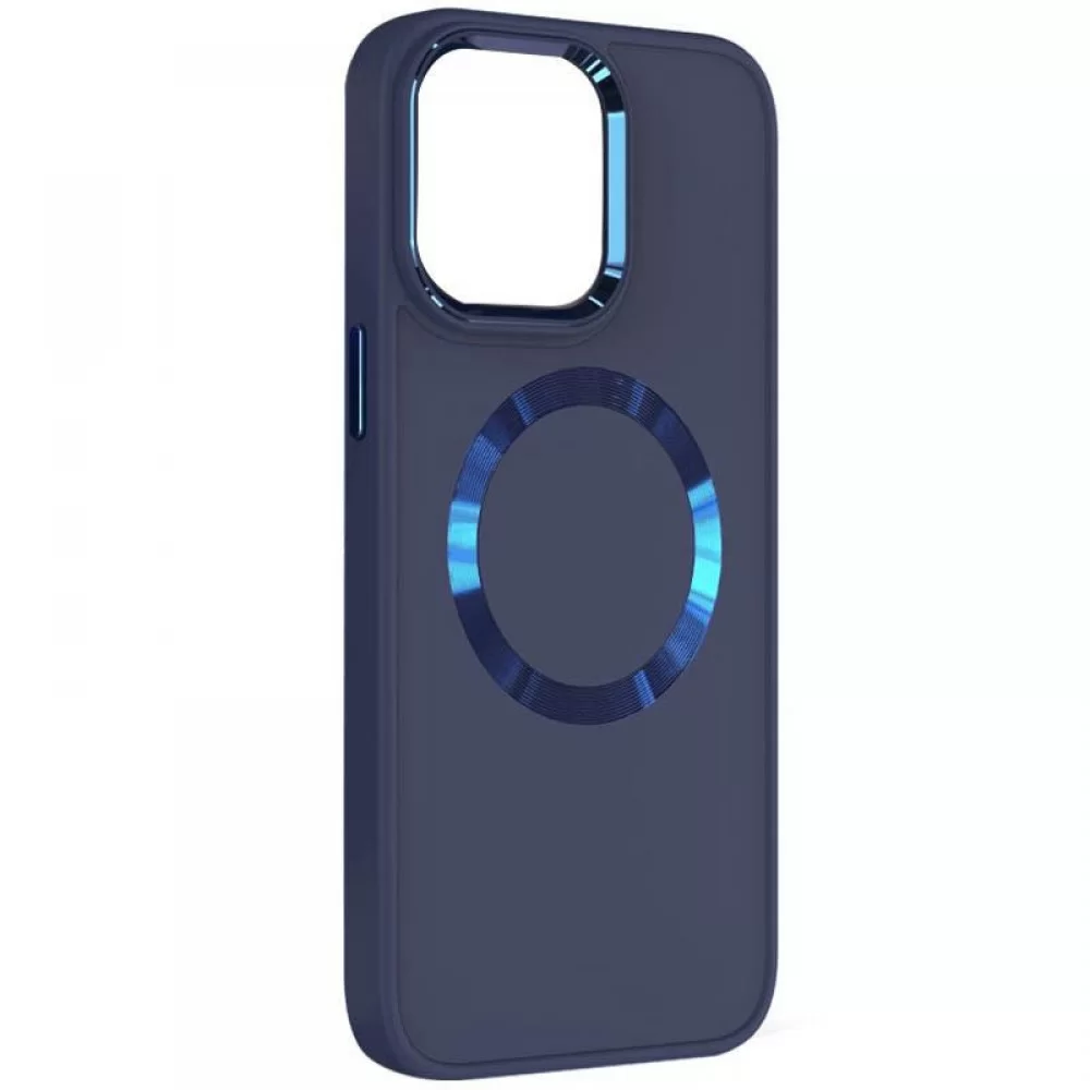 TPU чохол Bonbon Metal Style with MagSafe для Apple iPhone 14 (6.1