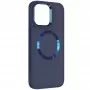 TPU чохол Bonbon Metal Style with MagSafe для Apple iPhone 14 (6.1