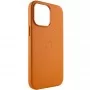 Шкіряний чохол Leather Case (AAA) with MagSafe для Apple iPhone 14 Pro (6.1
